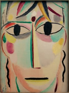 救い主の顔：期待 作： Alexej von Jawlensky
